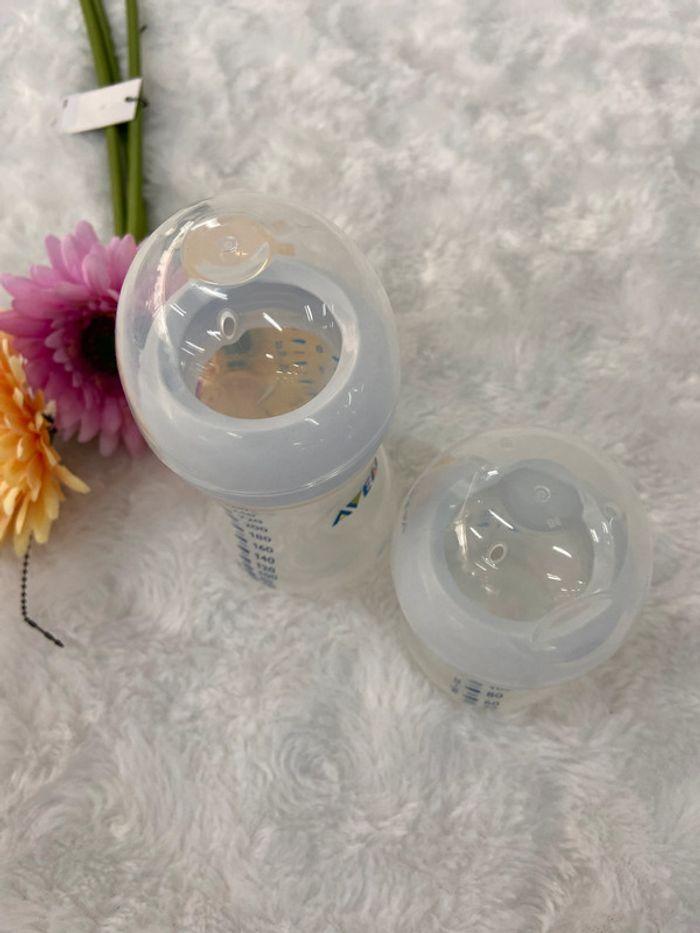 2 biberons Avent Philips neufs 260 ml et 125 ml incolore - photo numéro 3