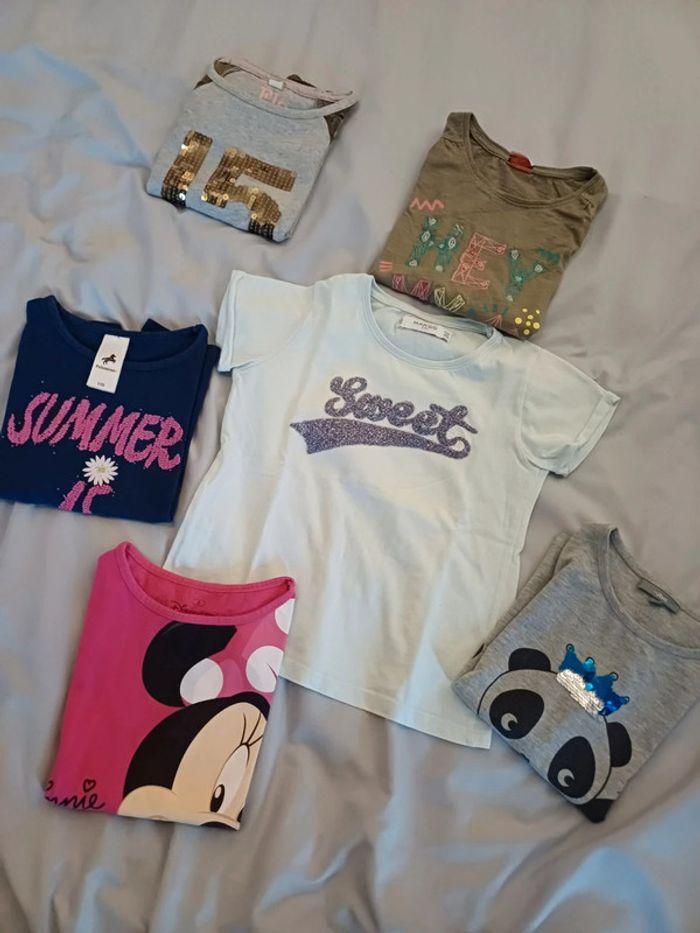 Lot de 6 t-shirts manches courtes - photo numéro 1