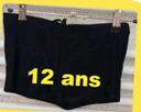 Maillot  de  bain  noir  Ninety  Eight Taille  12 ans