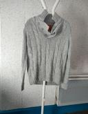 Pull d'hiver gris clair S