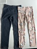 Lot 2 legging fille taille 6 ans