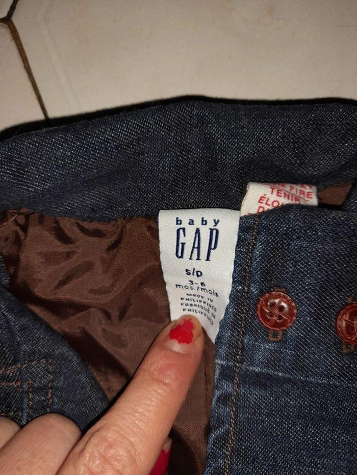 Veste blazer en jean gap - photo numéro 5