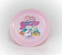 Poochie assiette dinette cuisine enfant plastique plate service vintage mettel rose pink