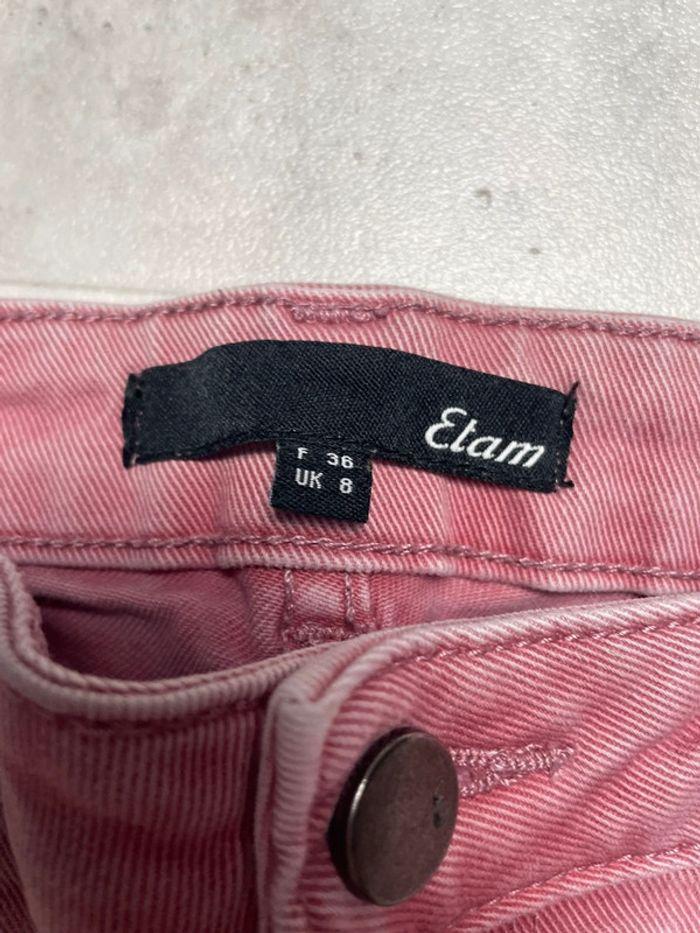 Jeans slim  rose Etam - photo numéro 4