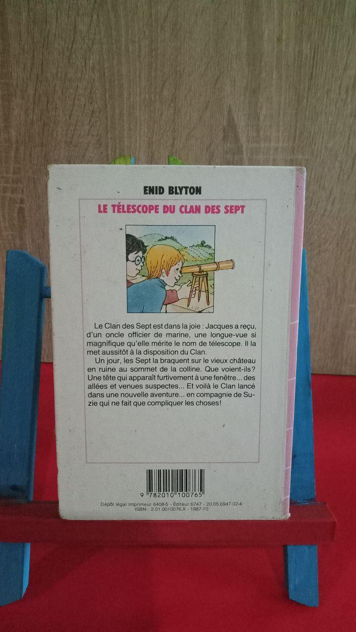 Le télescope du clan des sept, 1987 "le clan des sept", bibliothèque rose, - photo numéro 2