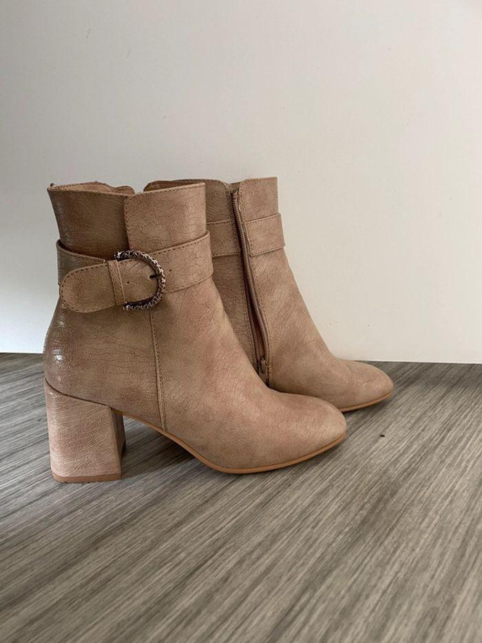 Bottines beige - photo numéro 1