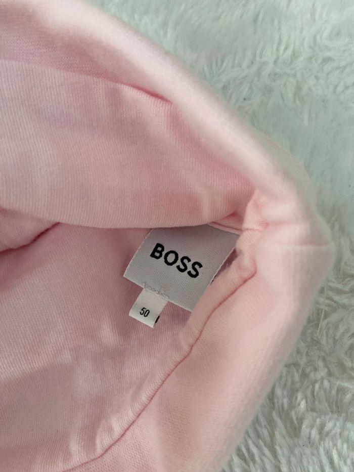 Bonnet chapeau bébé Hugo Boss rose 50 cm neuf - photo numéro 3