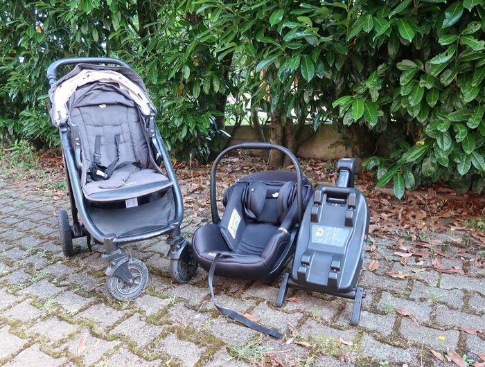 Poussette Joie Litetrax + coque  joie igemm+ isofix - photo numéro 1