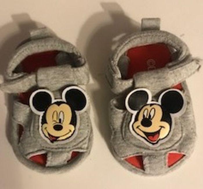 Chaussures été bébé mickey - photo numéro 1