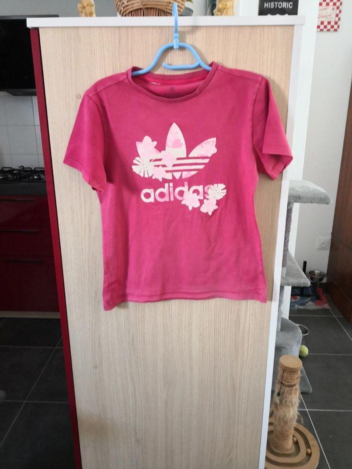 Tee.shirt 12/13 ans rose Adidas - photo numéro 1