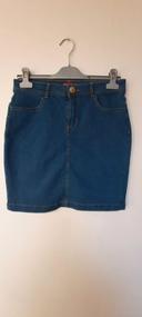 Jupe courte jeans