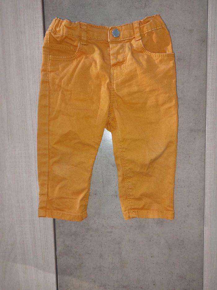 Pantalon camel/ Tex baby / 9 mois - photo numéro 1