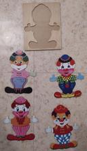 Puzzle en bois Clown