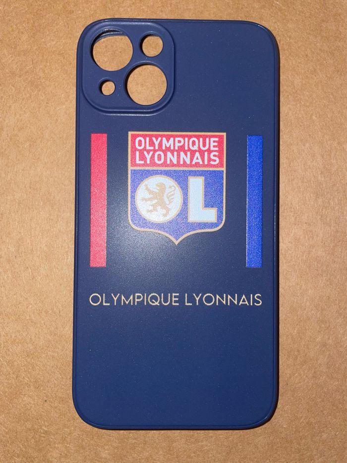 Coque iPhone 13 - Lyon 🔴🔵- 5 coloris disponibles - photo numéro 2