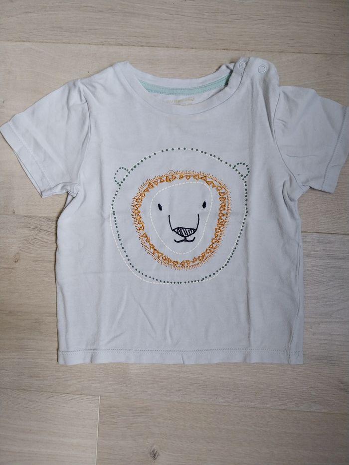 Lot 2 t-shirts manches courtes bébé - photo numéro 2