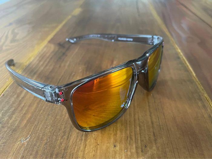 Lunettes sport polarisée orange miroir plage  + accessoires - photo numéro 7