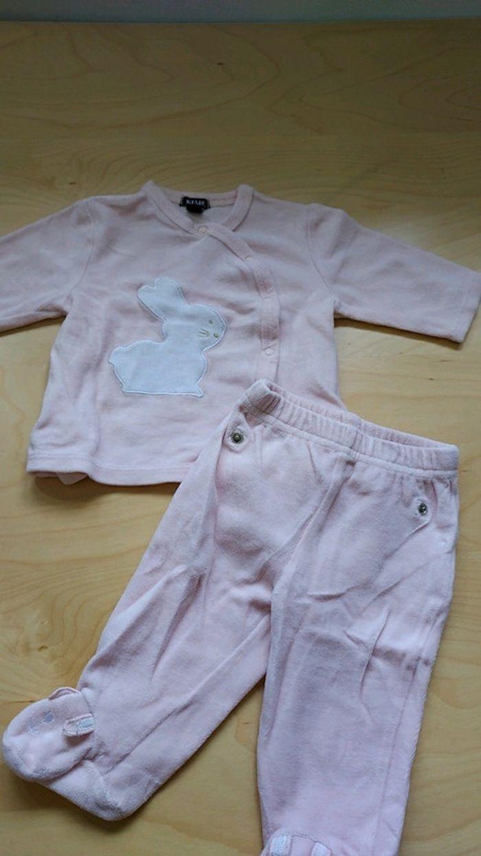 Pyjama 2 pièces bébé fille 3 mois Kiabi - photo numéro 1