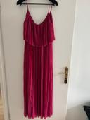 Robe longue fushia mango