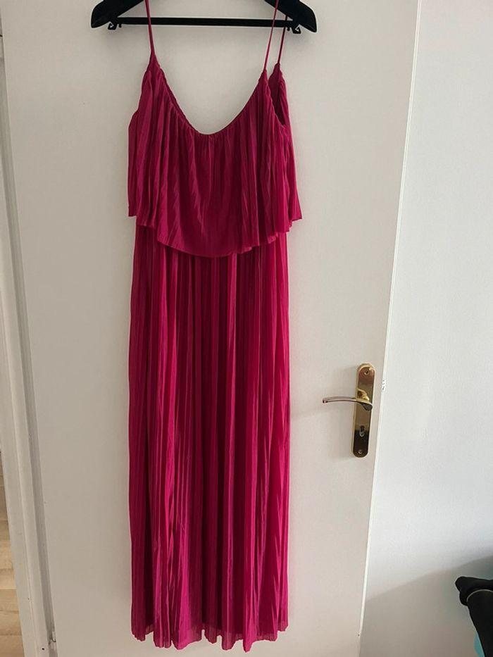 Robe longue fushia mango - photo numéro 1