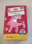 Jeu d'orthographe - cartes Playbac 7 ans