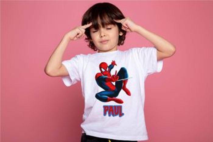 T-shirt Spiderman personnalisé