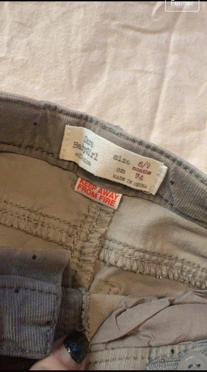 🛑jeans Zara 6/9 mois fille 🛑 - photo numéro 2