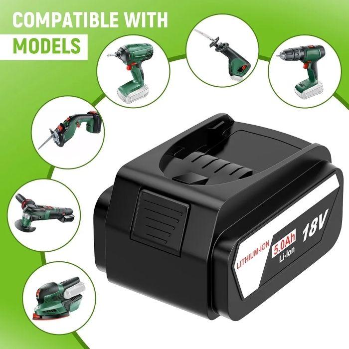 Batterie 18v 5 ah compatible bosch gardena gloria neuf - photo numéro 3