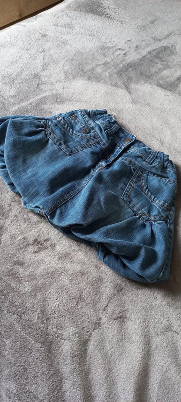 Jupe boule en jeans, taille 8 ans. - photo numéro 2