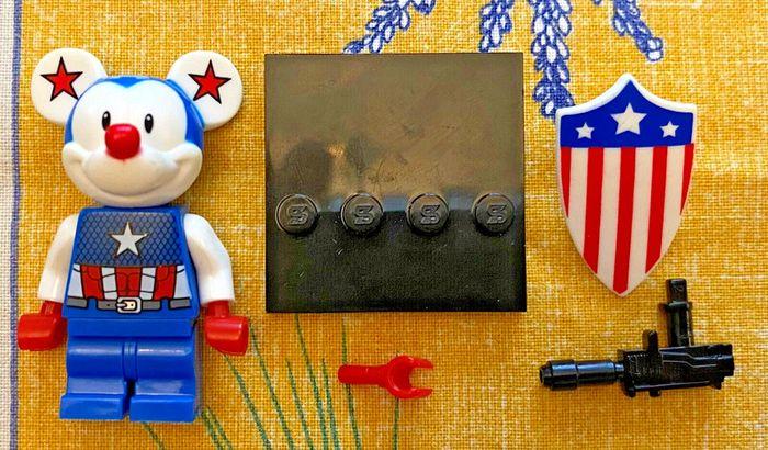 Disney Marvel - Captain America Mickey Mouse - Bootleg Lego - photo numéro 3