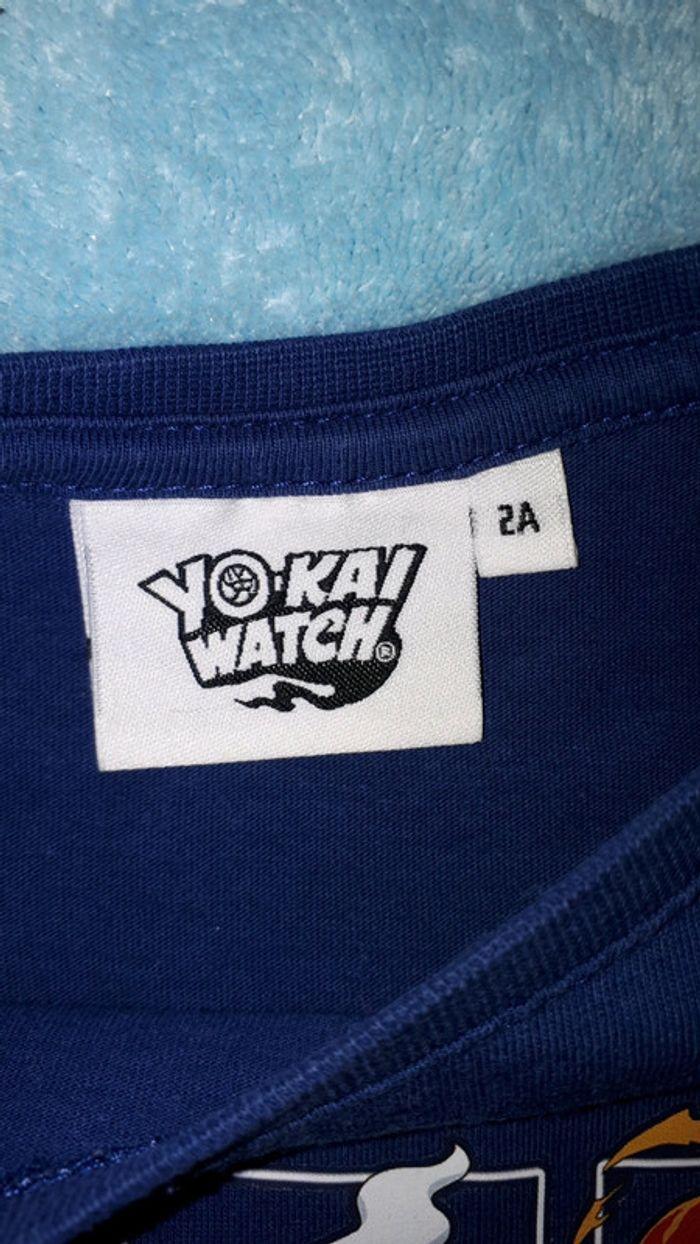 T-shirt manches courtes bleu Yokaï Watch 2 ans - photo numéro 2