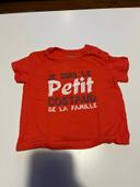 T-shirt rouge kiabi 3 mois