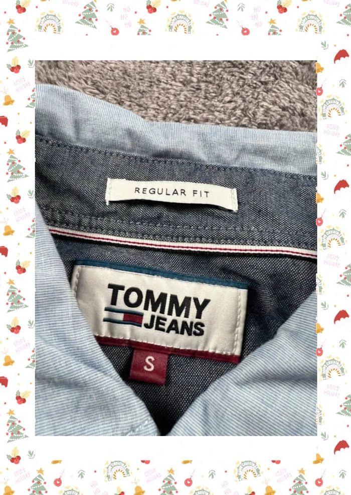 👕 Chemise Tommy Jeans Bleu Taille S 👕 - photo numéro 8