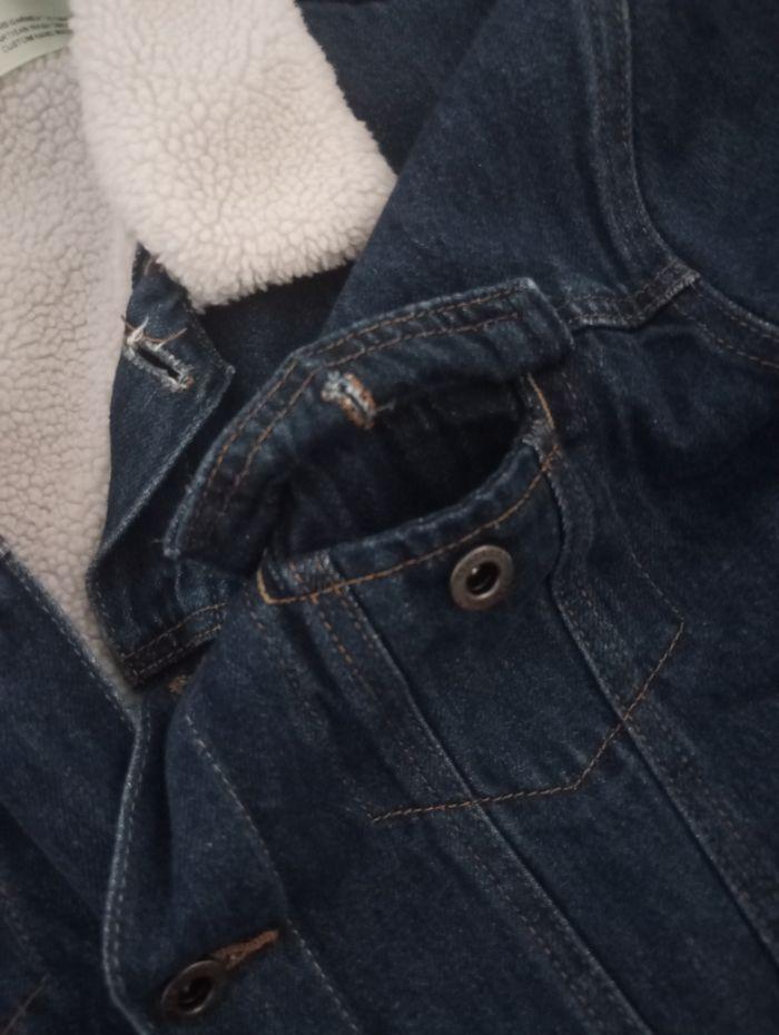 Veste en jean polaire homme. Taille : M . - photo numéro 4