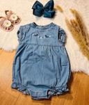 Combinaison short  en  jean