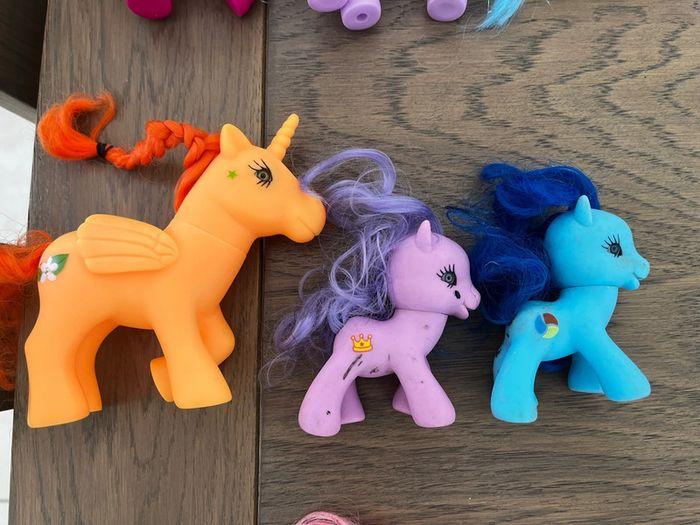 Lot de 10 poneys en plastique - photo numéro 4