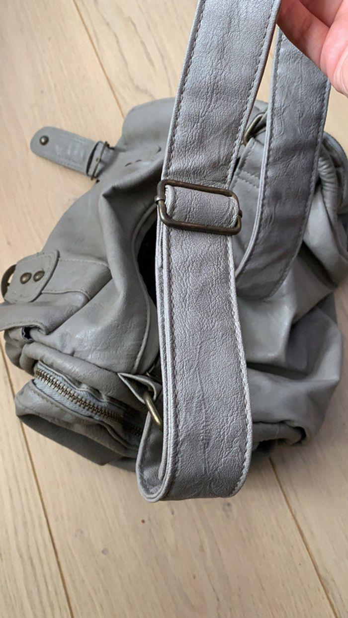 Sac bandoulière Etam gris - photo numéro 5