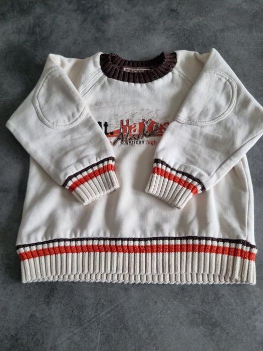 Pull enfant épais unisexe - blanc crème - 3/4 ans - Champion - photo numéro 8