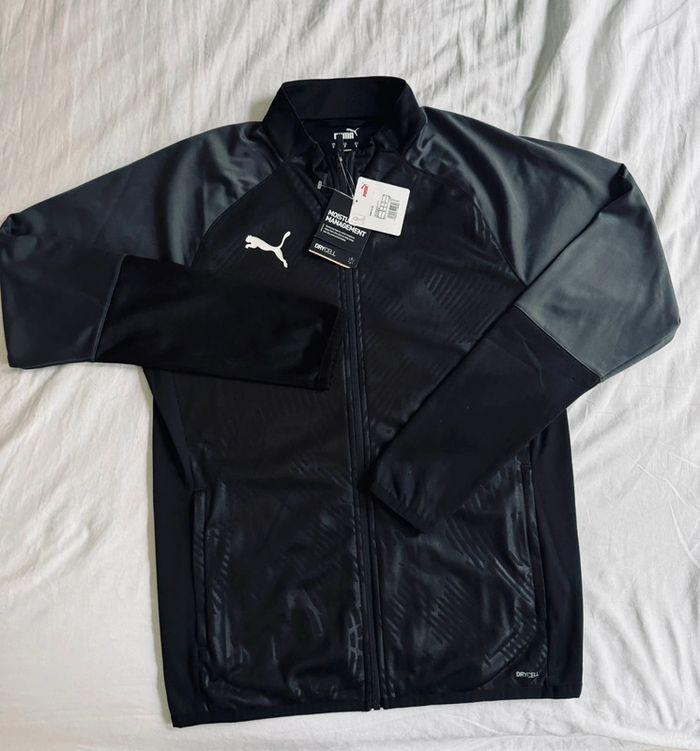 Veste sport noire et grise Drycell Puma S - photo numéro 1