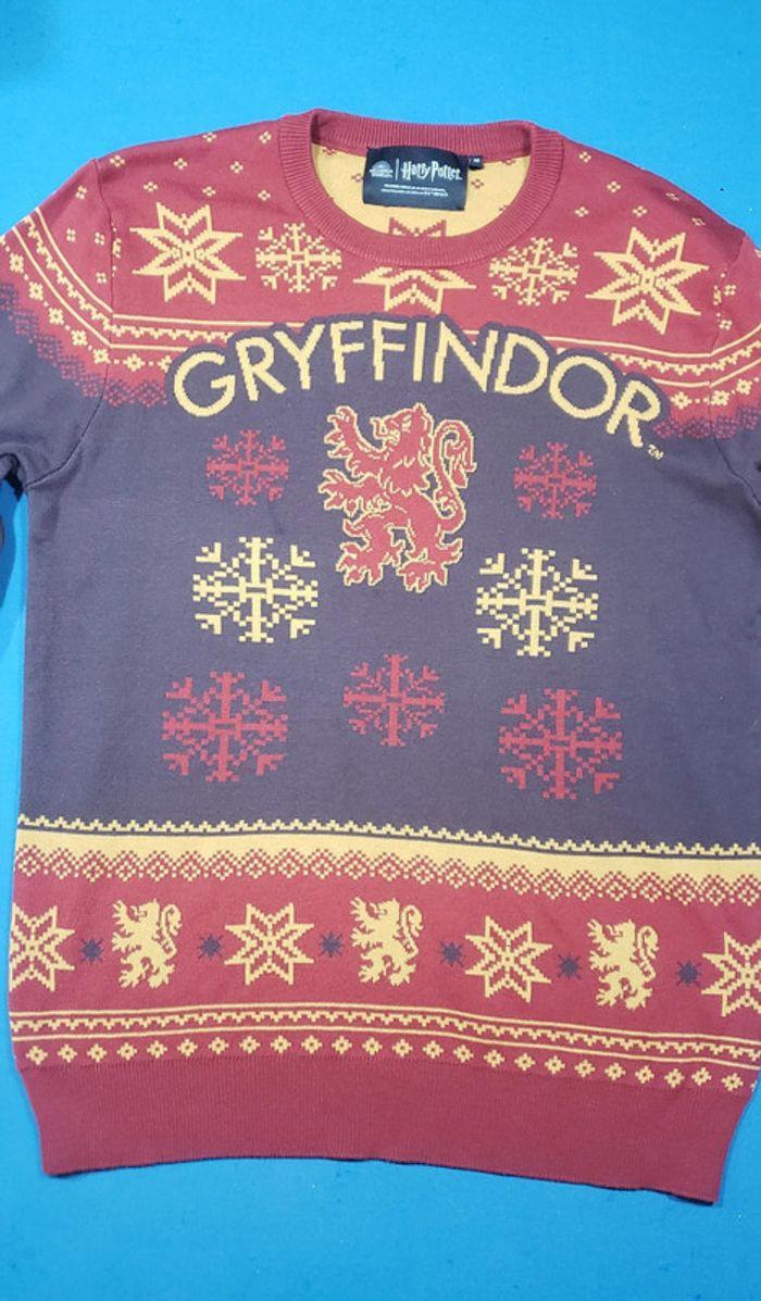 Pull Noël Gryffondor - Harry Potter - photo numéro 1