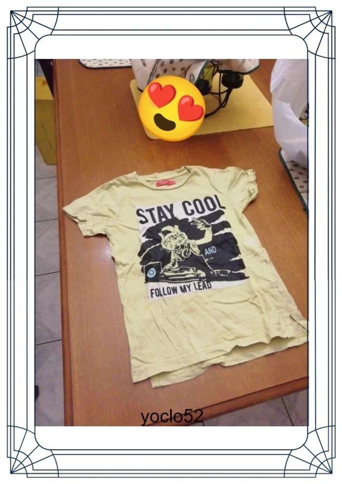 T-shirt jaune Stay Cool 6 ans - photo numéro 1