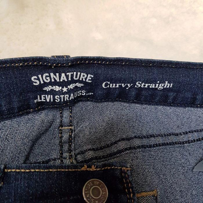 Jean Levi's Signature Curvy Straight W32 L32 Bleu Marine - photo numéro 9