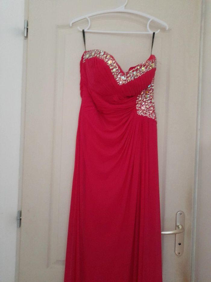 Robe neuve rose de soirée. Taille 40. - photo numéro 2