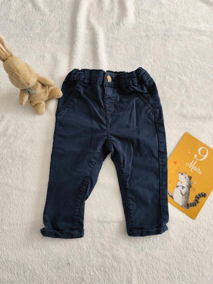 Pantalon et pull marin Kiabi bébé 9Mois - photo numéro 3