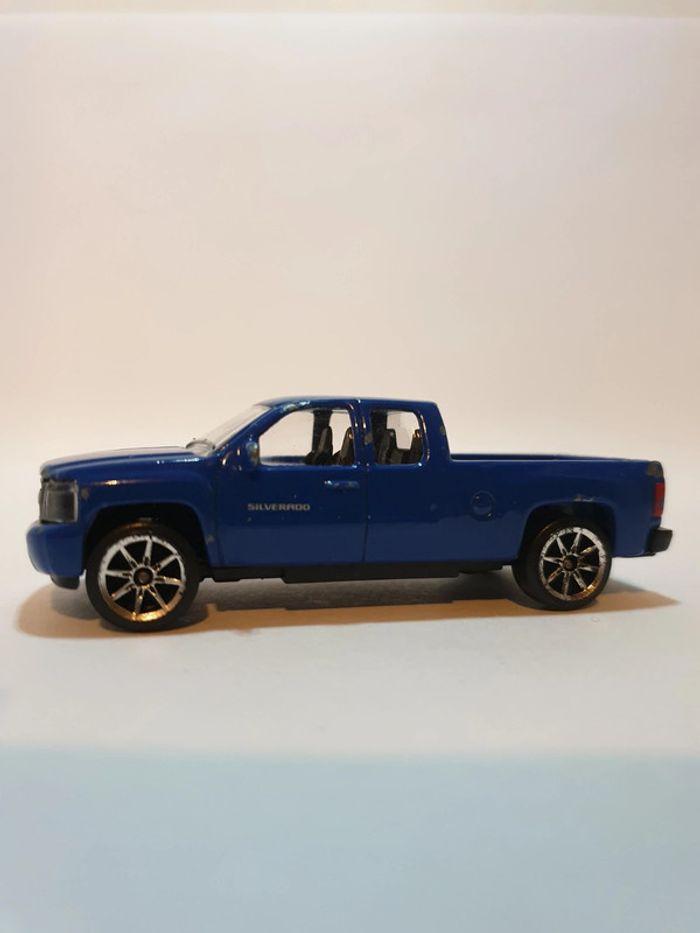 Majorette 217E Chevrolet Silverado Bleu - 1/71 - photo numéro 1