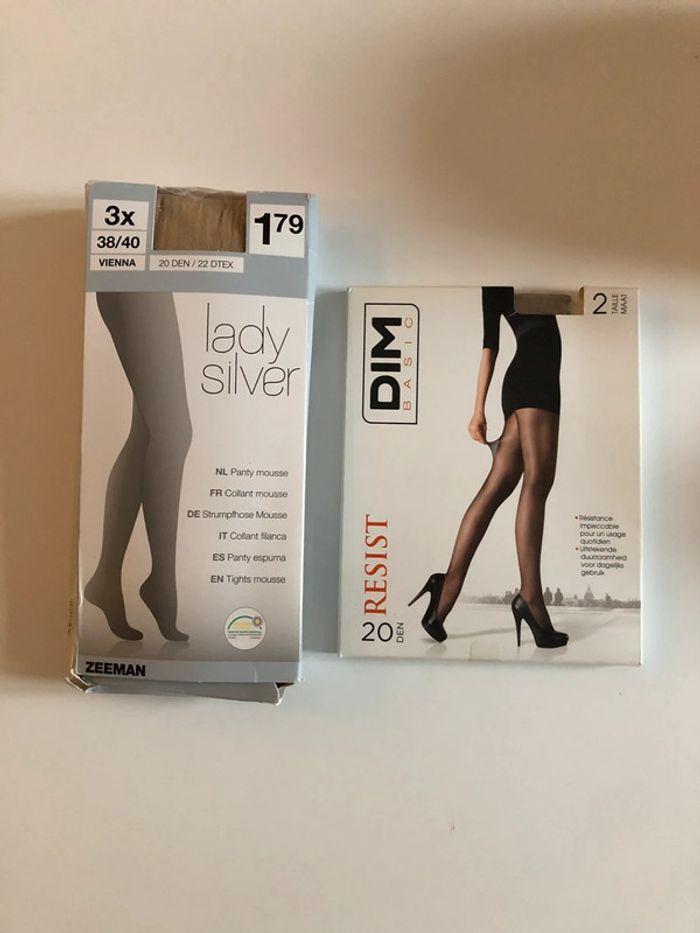 Lot de bas collants neuf - photo numéro 1