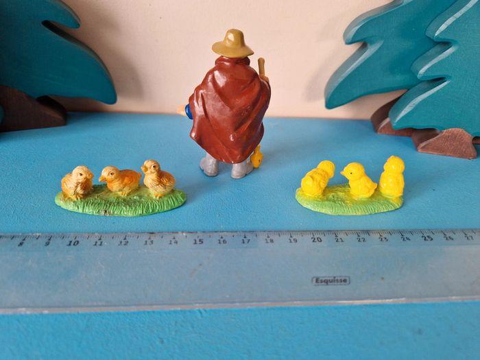 Lot de 3 figurines bullyland poussins et fermier - photo numéro 4