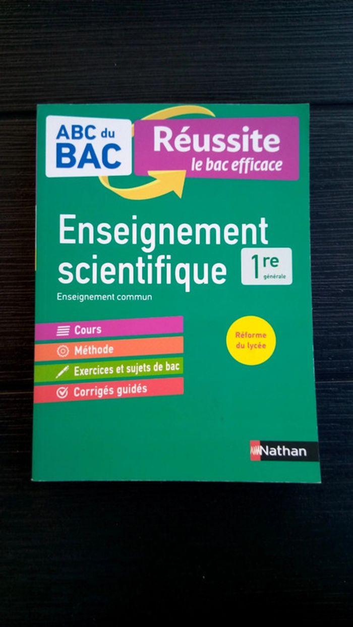 BAC Enseignement scientifique Première - photo numéro 1