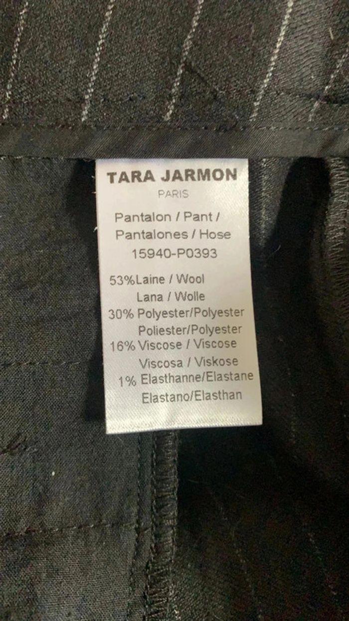 Pantalon noir Tara Jarmon 40% laine T:42 - photo numéro 5