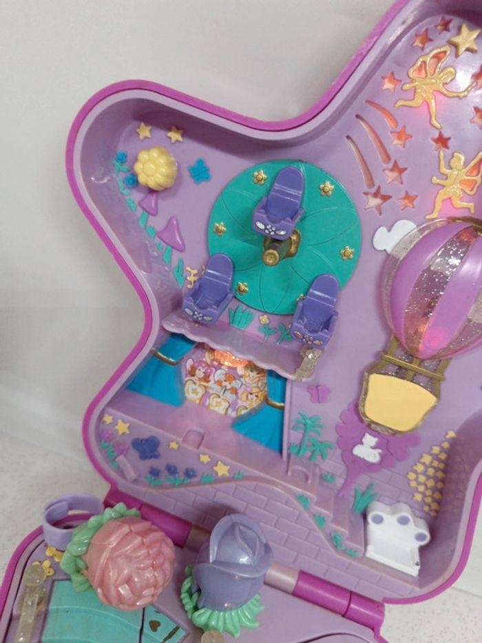 Polly pocket bluebird étoile grande fushia fée fairy ring bague tulipe rose flower fleur fairylight - photo numéro 8