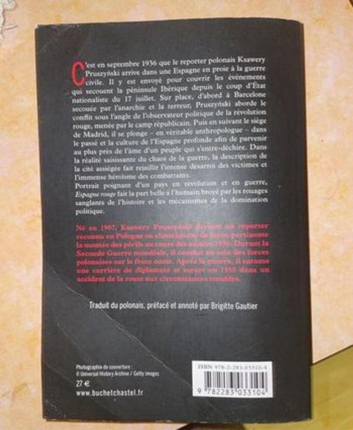 Livre « Espagne rouge » - photo numéro 2